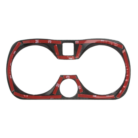Carbon Fiber ABS Center Water Cup Holder Cover Trim For BMW 3 Series G20 2019-21