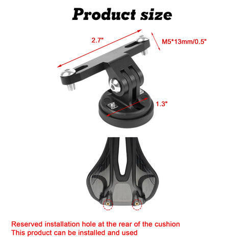 Bike RCT715 Tail Light Mount Combo, Compatible with Most Lynx Saddle S-WORKS SWAT & MOST LYNX - Type B