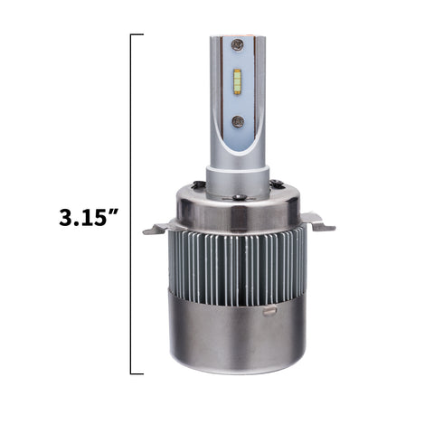 2x H7 LED Headlight Kit with Retainer Adapter Clip Holder, 6000K Xenon White / 8000K Ice Blue 8400LM High Low Beam Headlight Bulb Conversion Kit