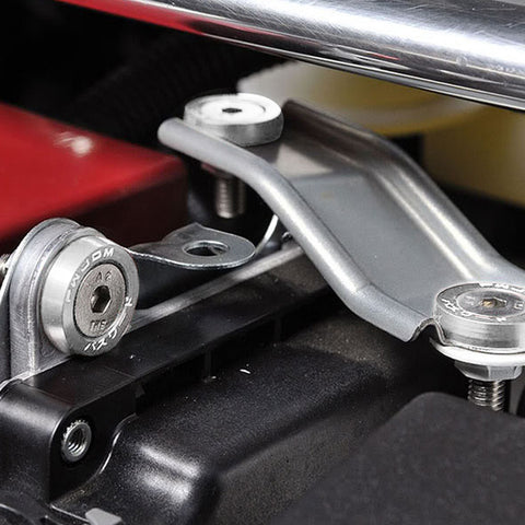 20Pcs CNC Billet Aluminum Engine Bolt Bay Screw Washer Dress Up Kit (Silver)