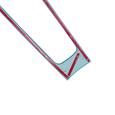 1pcs Red / White / Blue ABS Car Central Console Gear Shift Console Panel Decor Cover for Porsche 911 Boxster Cayman 2013-2019