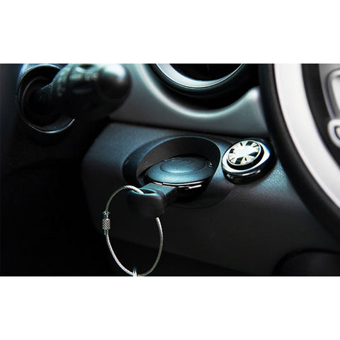 Black Aluminum Remote Control Key Ring Rim Surrounding For Mini Cooper JCW R55 R56