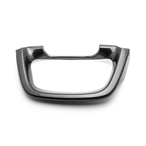 Carbon Fiber Style Interior Dashboard Frame Cover Trim for Toyota RAV4 2016-2018, Center Console Dashboard Panel Display Decor Cover