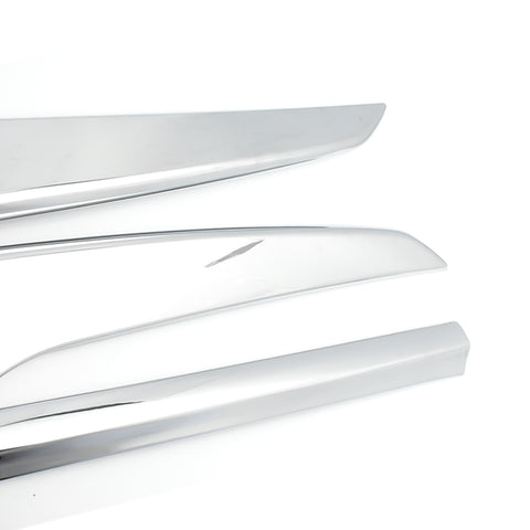 3pcs Chrome Front Bumper Lower Lip Cover Trim Guard for Honda Accord 2018-2019