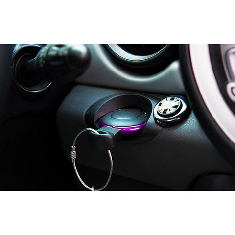 Purple Aluminum Remote Control Key Ring Rim Surrounding For Mini Cooper JCW R55 R56