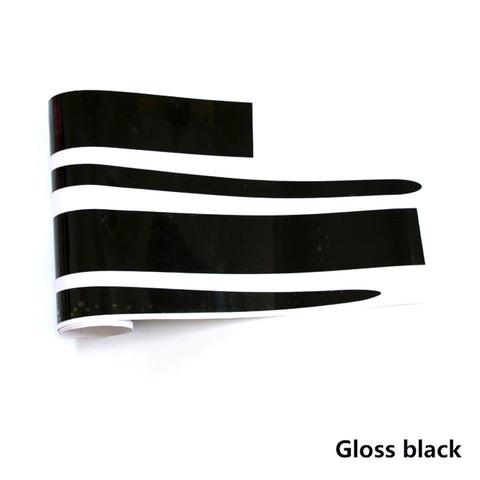 Black Car Door Side Skirt Stripe Waist Line Decal Body Sporty Decor Sticker for BMW Coupe Sedan - Car Exterior Decoration