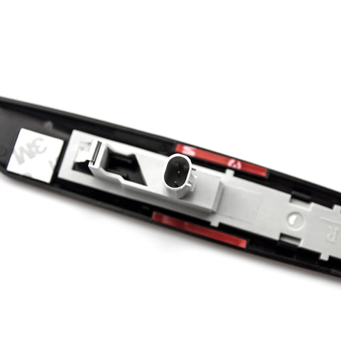 Amber LED Side Marker Light Lamp Assembly for BMW 1 3 5 Series F30 E81, Smoked/ Chrome Silver Housing