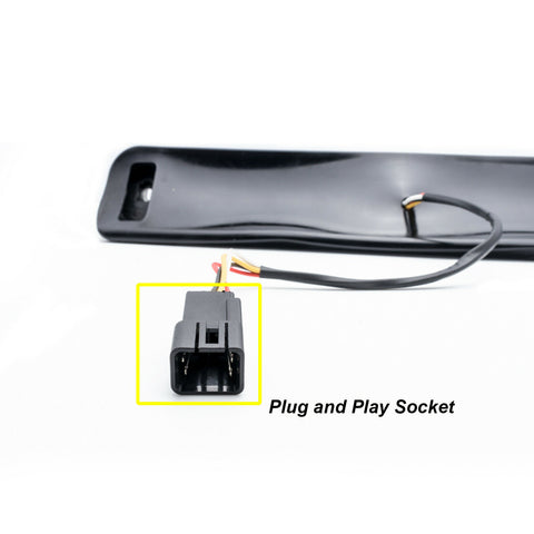 LED 3rd Brake Light High Mount Stop Tail Cargo Lamp Smoked Lens for Chevy C1500 K1500 Silverado 1988-1998