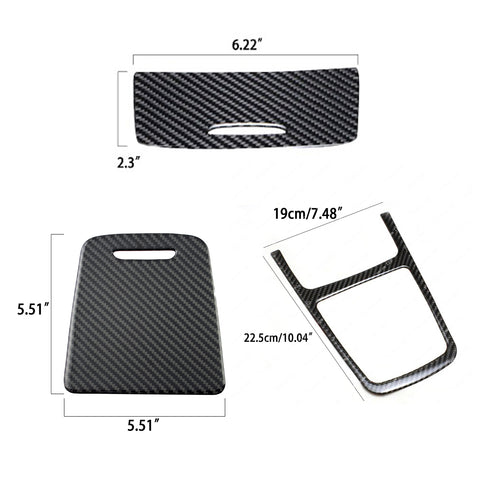 Real Carbon Fiber Interior Trim Stickers For Mercedes Benz 2013-2017 CLA GLA