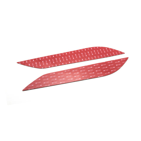 for Nissan 350Z Z33 FAIRLADY 2003-2009 Headlight Eyebrows Eye Lid Cover Trim, Carbon Fiber Headlamp Eyelid Overlay Sticker