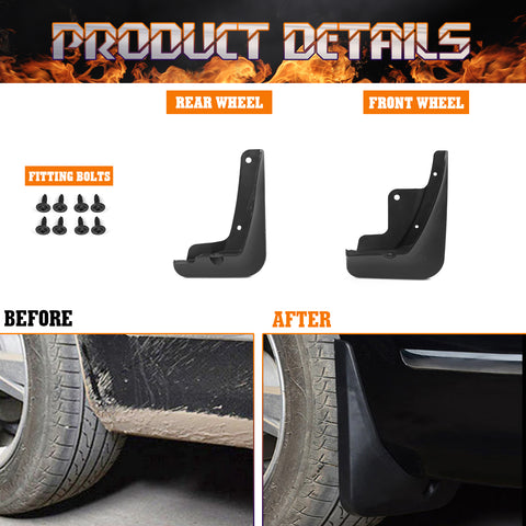 Mud Flaps Splash Guards Fender Mudguard For Nissan Sentra Sylphy Sedan 2020-2022