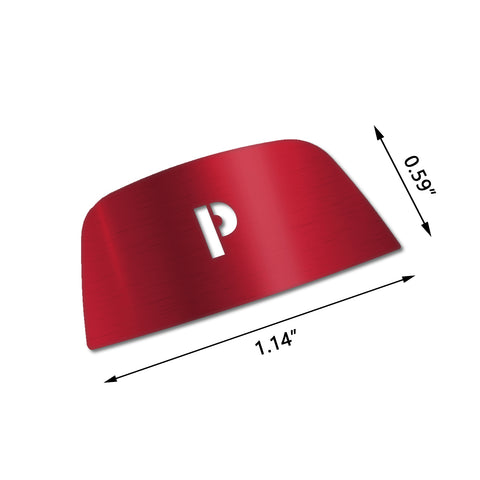 Red Gear Shift Knob Lever P Parking Shift Button Cover Frame Trim For BMW 2 3 4 5 6 Series X3 X4 X5 X6 F22 F23 F30 F31 F32 F33 F34 F10 F06 F25 F26 F15 F16
