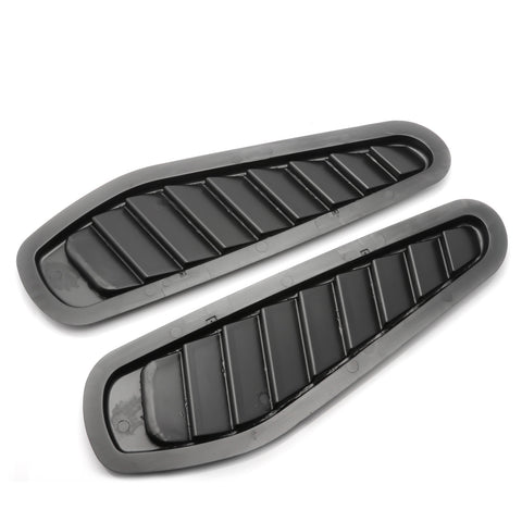 Car Hood Vent Scoop Kit Universal, ABS Car Air Flow Intake Scoop Cover Trim, JDM Hood Vent Bonnet Cover