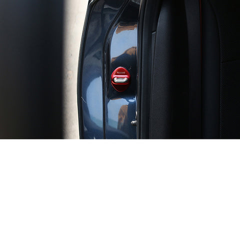 Door Lock Latches Buckle Protection Cover, Stainless Steel, Compatible with Honda Accord 2007-up(Red)