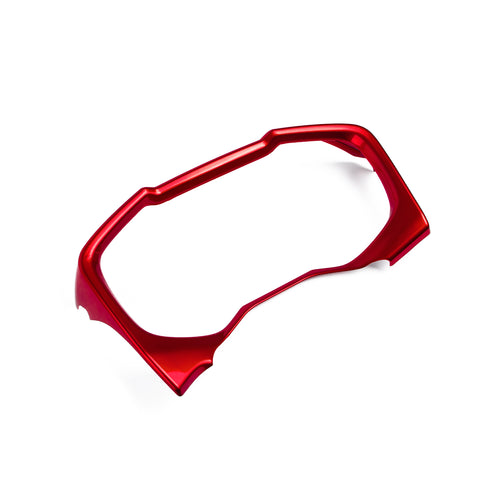 Inner Center Console Dashboard Instrument Frame Cover Trim, Sporty Red, Compatible with Toyota RAV4 2019-2024