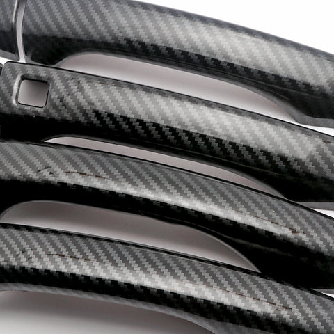 ABS Carbon Fiber Side Door Handle Cover Molding Trim for Hyundai Elantra 2017 2018 2019