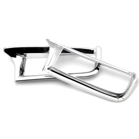 2x Chrome Rear Fog Light Frame Cover Trim Moulding for Honda CR-V CRV 2015 2016