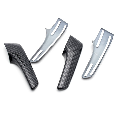 4pcs Carbon Fiber Style Car Inner Door Handle Cover Trim Protector for Toyota RAV4 2013-2018