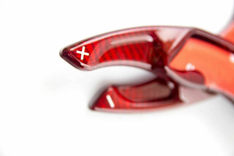 1 set Pure Real Carbon Fiber Steering Wheel Paddle DSG Shifter for Scion FRS Toyota GT86 Subaru Forester 2013 and up