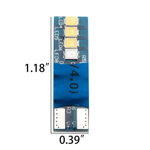 2pcs T10 168 W5W 194 Extreme Bright 8-SMD LED Car Interior Light Bulb License Plate Map Side Marker Lamp, Fading Blue to White