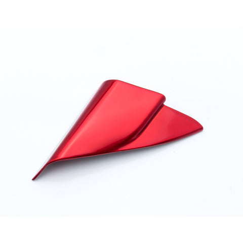 Carbon Fiber Style / Red Interior Car Front Door A Pillar Cover Trim for Toyota Camry 2018 2019 2020 2021 2022 2023 2024