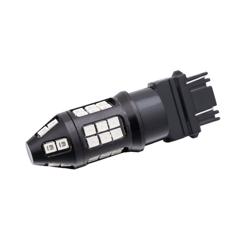 2pcs 1157 / 3157 / 7443 Red 40-SMD LED Flashing Strobe Brake Stop Tail Light Lamp