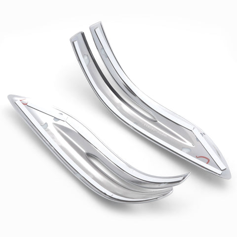 2pcs for Honda CR-V CRV 2017 2018 2019 2020 2021 Rear View Side Door Mirror Stripe Cover Trim, ABS Chrome Rearview Side Mirror Signal Light Frame Cover Molding