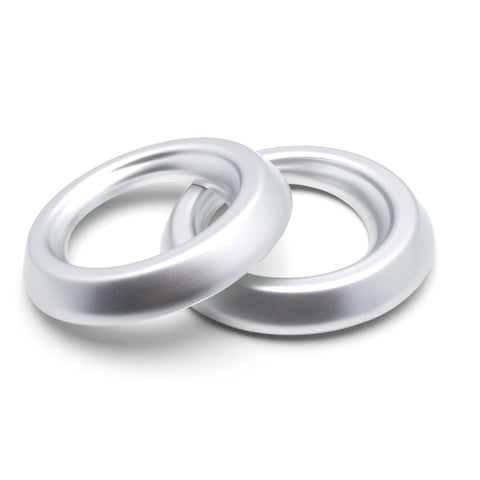 4pcs ABS Chrome Car Inner Air Vent Cover Trim, Central Dashboard AC Outlet Frame Decor Cover for Toyota RAV4 2013-2018