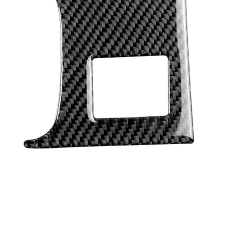 2pcs Carbon Fiber Car Gear Shift Knob Console Panel Trim Frame Cover for Lexus IS250 IS350 2014-2018