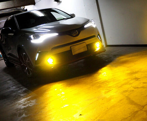 2Pcs Driving Fog Light Bulbs Kit 9006 HB4 Halogen Replacement 3000K Bright Amber