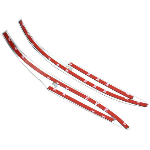 for Toyota Highlander 2014-2019 Side Mirror Trim - 2pcs ABS Chrome Rearview Mirror Trim Decorative Strip for Toyota RAV4 Hilux 2013-2019