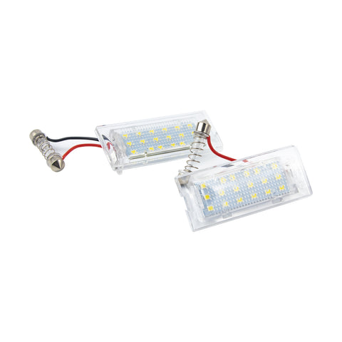 CANbus Error Free White LED License Plate Lights Lamps For BMW X5 X3 E53 E83