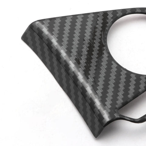 For Honda Civic 2016-2021 Carbon Fiber Texture Steering Wheel Button Cover Trim
