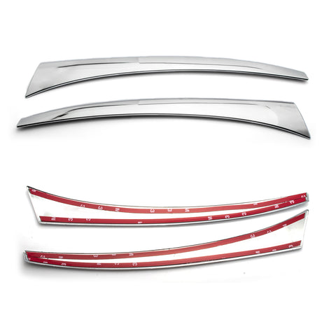 4pcs for Toyota Highlander 2014-2016 Tail Light Eyelid Eyebrow Chrome Overlay Trim Cover