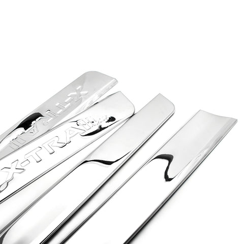 4pcs for Nissan Rogue X-trail 2014-2018 Chrome Stainless Steel Car Body Door Side Molding Trim Cover