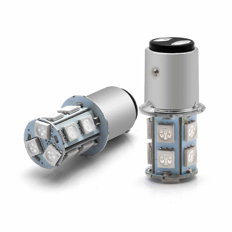 1157 BAY15D 7528 2057 Ultra Red 4014 13-SMD LED Bulbs for Tail Brake Stop Light