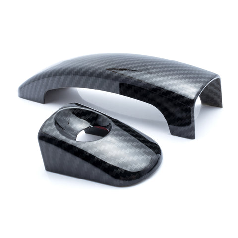 Sporty Carbon Fiber Style Car Exterior Door Handle Cover Trim Protector for Ford Focus Escape 2013-2018