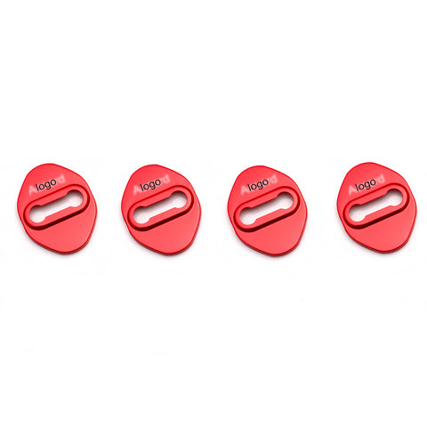 Door Lock Latches Buckle Protection Cover, Stainless Steel, Compatible with Honda Accord 2007-up(Red)