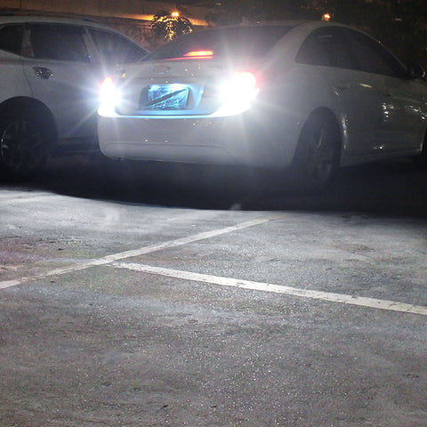 2x T15 921 Canbus Error Free Xenon 6000K LED Strobe Backup Reverse Light Bulbs