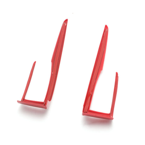 Red Interior Gear Shift Box Frame Cover Trim Transmission Decoration Stickers for Honda Civic 10th Gen 2016 2017 2018 2019 2020