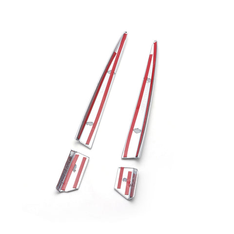 4pcs for Honda Civic 2016-2019 ABS Chrome Car Rear View Side Mirror Strip Cover Trim