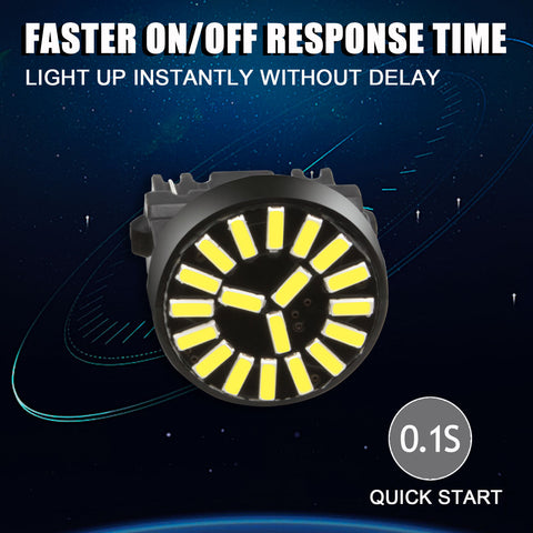 3157 3156 3056 19SMD LED Backup Reserve Turn Signal Light Brake Parking Lamp Bulb DRL Super Bright