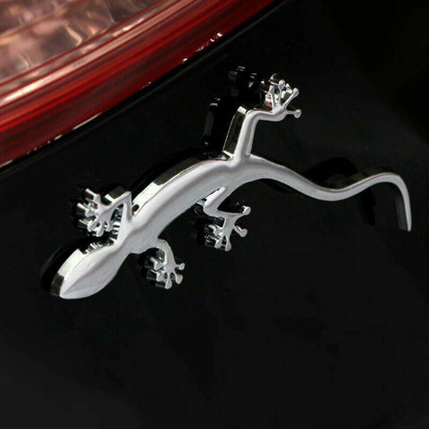Silver Lizard Gecko Badge Emblem Sticker For Audi Quattro A1 A4 A3 A5 TT S3 S5 RS3 RS4