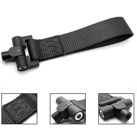 Blue / Black / Red Track Racing Style Towing Strap Tow Hole Adapter for Honda 3rd Gen Fit Jazz 2015-2018, Fit Acura TLX 2015-2018