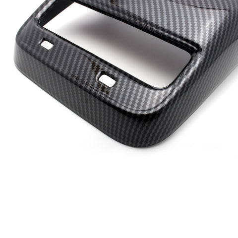 ABS Carbon Fiber Rear Air Conditioning AC Vent Outlet Cover Frame Trim For Tesla Model 3 2017-2023 & Model Y 2020-up