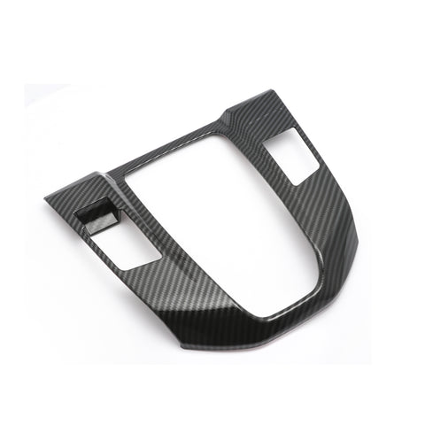 Carbon Fiber Style Gear Shift Knob Console Panel Frame Cover Trim for Honda CR-V CRV 2017 2018 2019 2020 2021