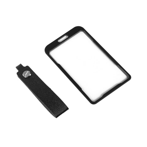 Black Aluminum w/Keychain Key Card Holder Protector For Tesla Model 3, Y, S, X