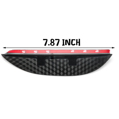 2pcs Rear View Side Mirror Rain Visor Shade Guard for Nissan Murano Rogue X-trail Rogue Sport 2014-2018, Carbon Fiber Texture Rearview Mirror Snow Visor Guard Anti-rain Eyebrow