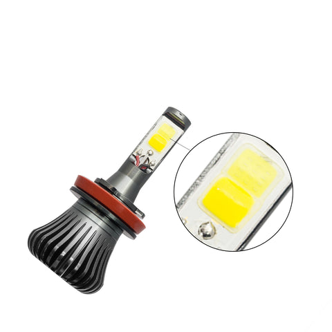 9005 9006 HB3 HB4 / H8 H9 H11 / 880 881 889 COB LED Bulb White Golden Yellow Dual Color Fog Light Conversion Kit