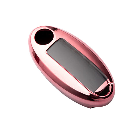 Black Soft TPU + Hard ABS Remote Smart Key Fob Shell Cover For Nissan 3 4 5 Buttons